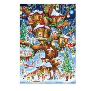 Elves' Treehouse Advent Calendar Christmas Countdown Holiday Pictures